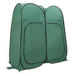 Gigatent ST008 Two Room Pop Up Pod Portable Shower Camping Changing Tent&#44; Light Green - Extra Large