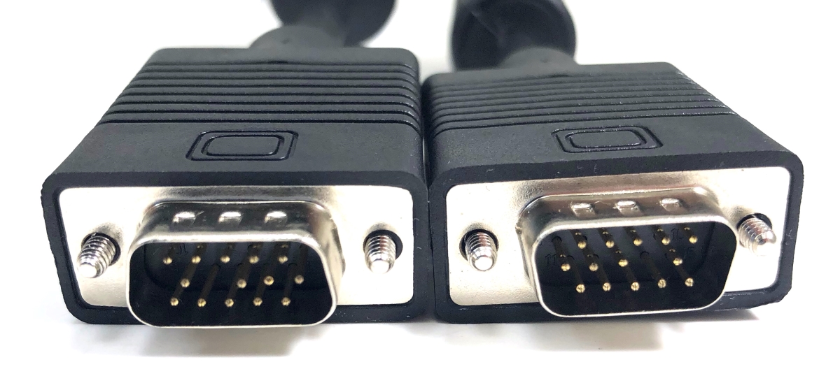 Micro Connectors, Inc M05-112MDS 25Ft SVGA Double Shielded HD15 M/M Cable