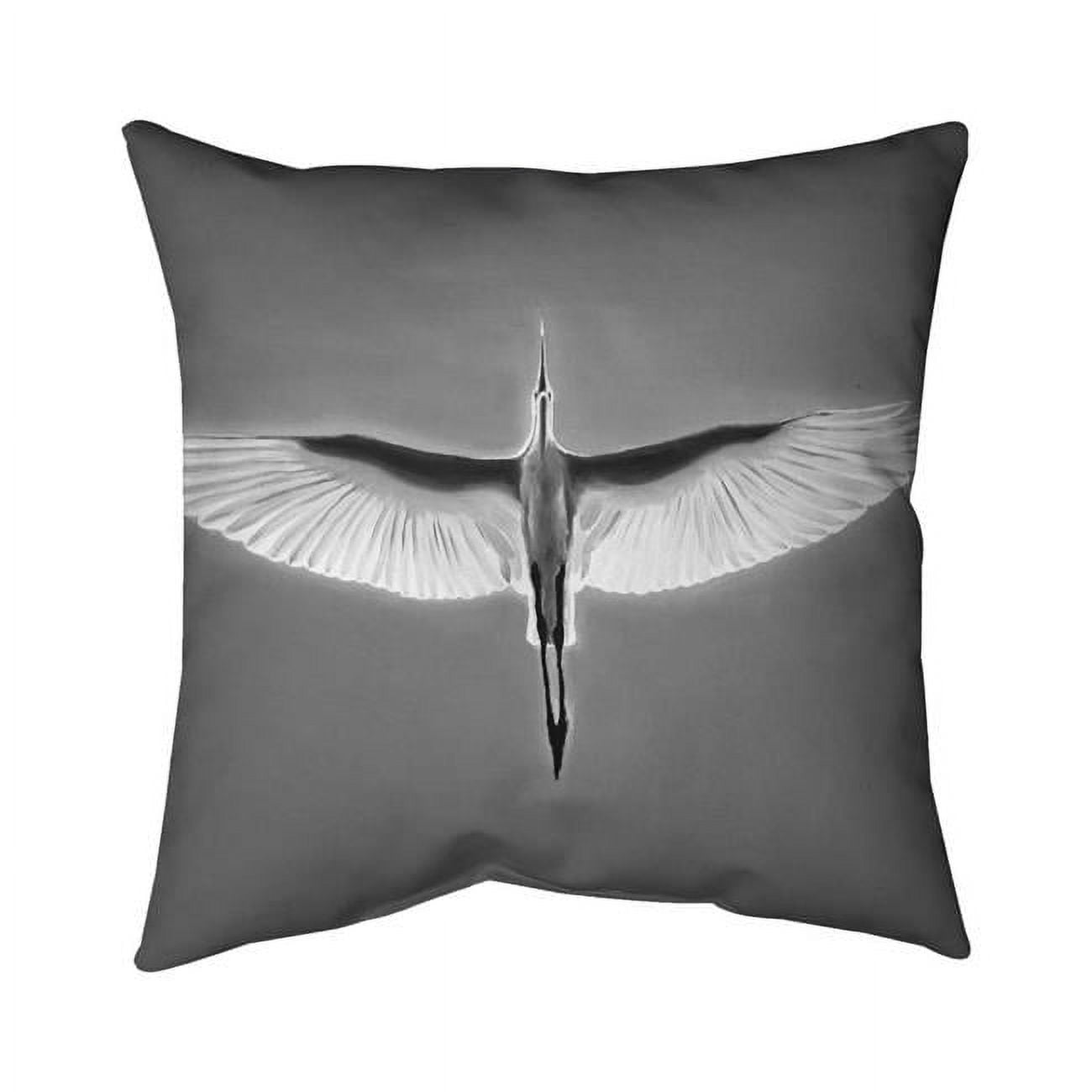 Begin Home Decor 5542 1616 AN445 16 x 16 in. Great Blue Heron