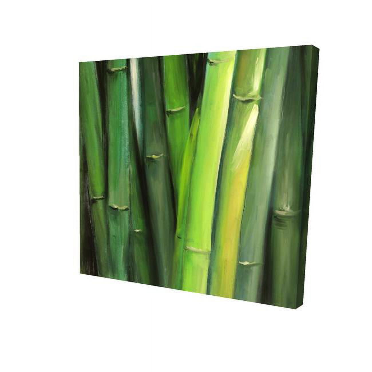 Begin Home Decor 2080-1616-LA96 16 x 16 in. Bamboo Plant-Print on Canvas