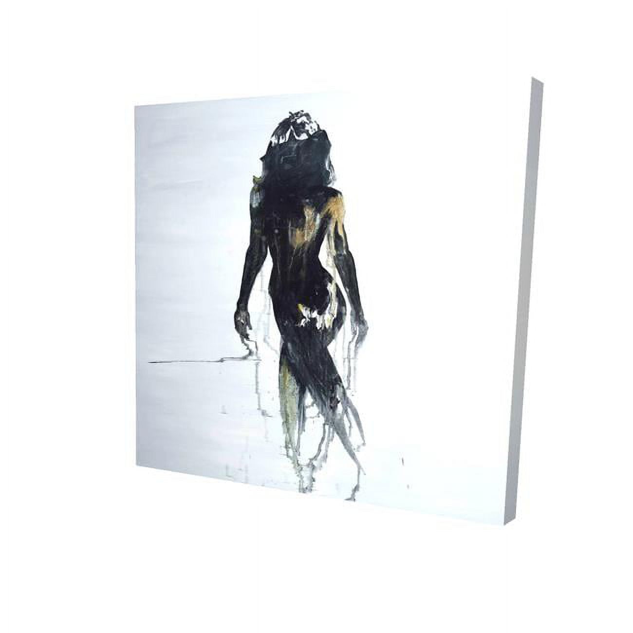 Begin Home Decor 2080-1616-FI66 16 x 16 in. Abstract Back View of A Woman Silhouette-Print on Canvas