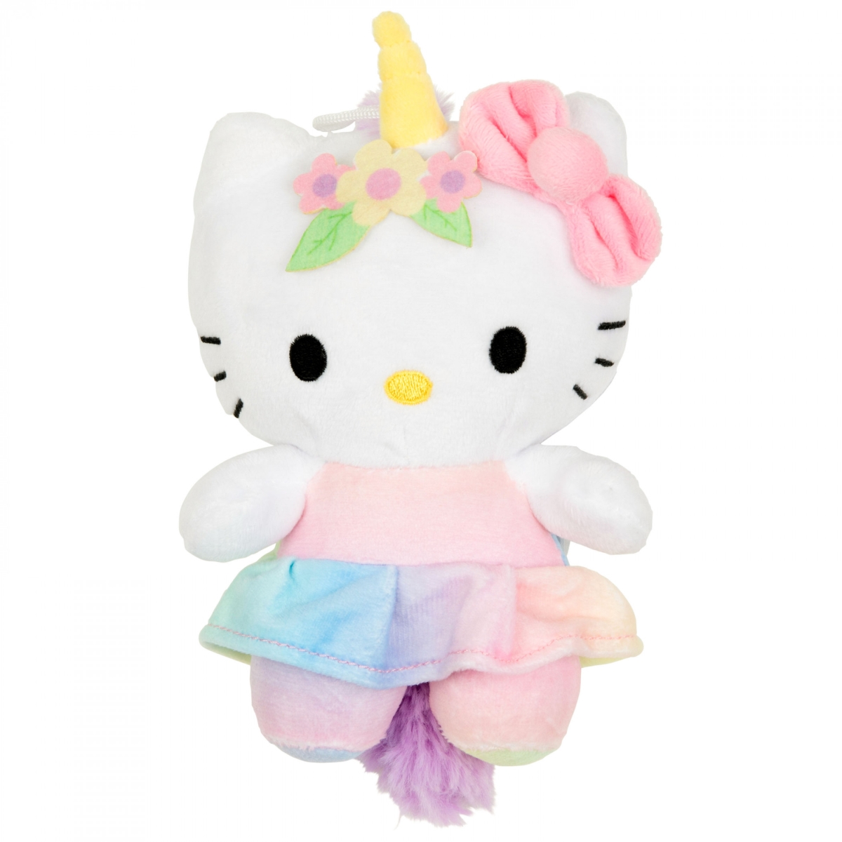 Hello Kitty 860810 6 in. Hello Kitty Unicorn Plush Doll