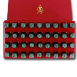 K Tool International KTI73400 3-16 Inch Letter And Number Stamp Set