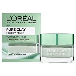 L'Oreal 304695 1.7 oz Paris Pure Clay Purity Face Mask for Women&#44; Green