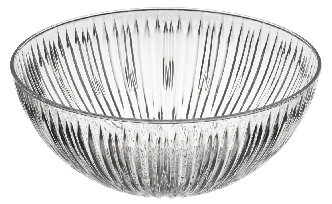 Arrow 83200 CLR 12 in. Clear Contemporary Starburst Bowl
