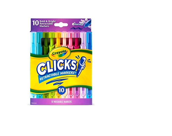 Crayola CYO588373 Washable Retractable Marker&#44; 10 Count