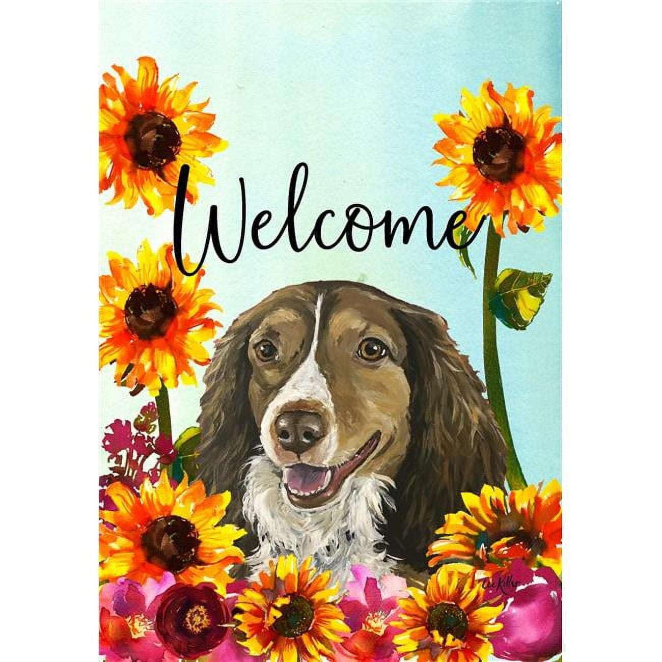 Best of Breed HH63071 Brittany Spaniel Best of Breed HHS Welcome House Flag