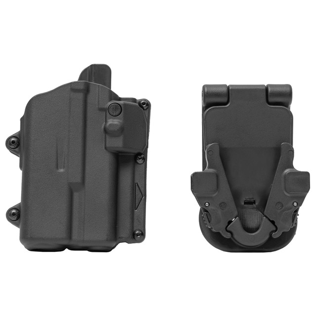 ALIEN GEAR AG-R2-LB-1168-R-B-L1-D Right Hand Rapid Force Level 2 Slim Holster for 365X with Light QDS&#44; Black