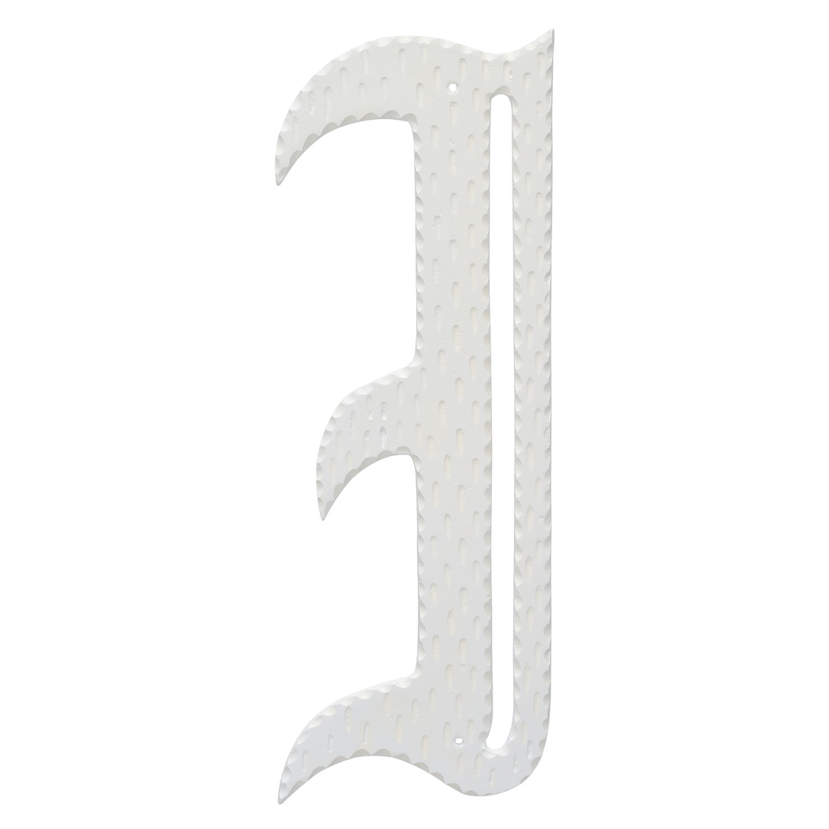 Montague Metal Products HAM-16-W-I 16 in. Home Accent Individual Monogram Letter&#44; White - I Letter