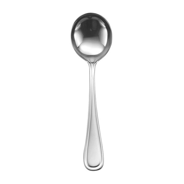 Oneida T015SRBF 6.875 in. New Rim Round Bowl Soup Spoon  Silver