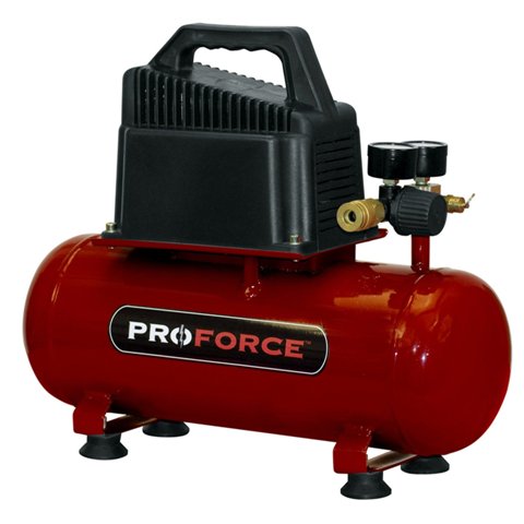 Pro Force VPF0000201 2-Gallon Oil Free Air Compressor With Kit