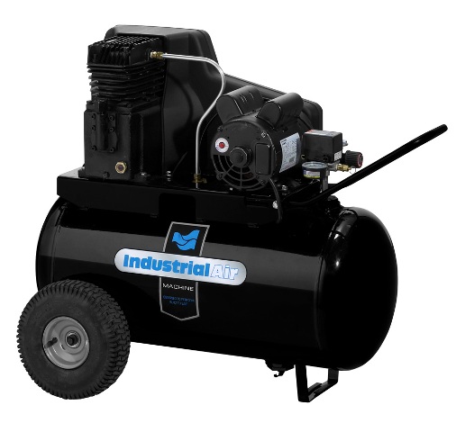 Industrial Air IPA1882054 20-Gallon Belt Driven Air Compressor With Twin Cylinder