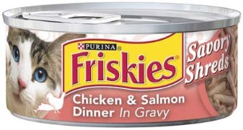 Nestle Purina Petcare 050319 Frisk Shred Salmon-Chicken 24-5.5 Oz. Pack of 24