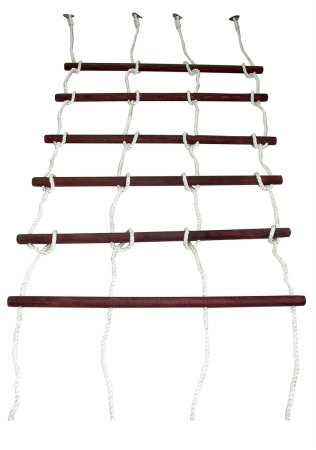 Jensen LADDER 36W x 48L Residential Rope Ladder with 4 Pelican Hooks Across The Top