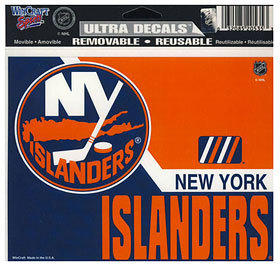 Wincraft 3208520535 New York Islanders Color Ultra Decal - 5 x 6 in.