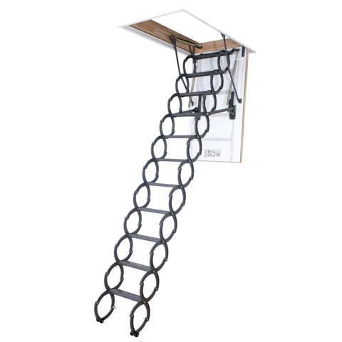Fakro 66820 LST 22/47 Scissor Insulated Attic Ladder Maximum capacity: 350 Lbs