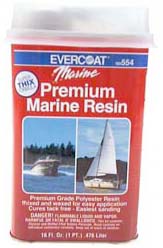 EVERCOAT 1 Pint Premium Marine Resin  100554