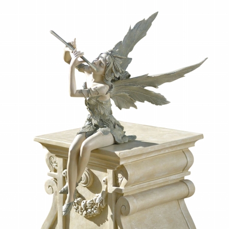 Design Toscano T53 CL5276 Fairy Of The West Wind Sitting Sculpture