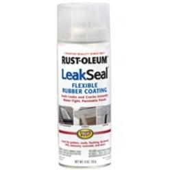 Rust-Oleum LeakSMART Rust-Oleum 265495 Rust-Oleum LeakSeal 12 Oz. Flexible Rubber Coating, Clear 265495