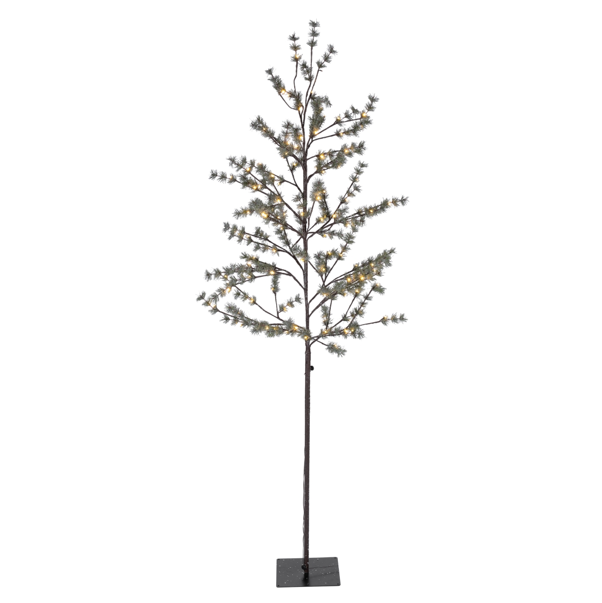 Everlasting Glow 46022EC 7 ft. Tall Icy Pine Winter Lighted Tree - Warm White LED