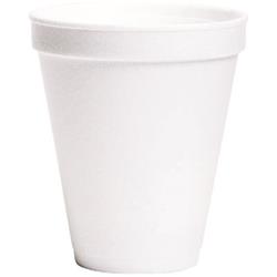 Reference Point 40-25 Count 12 oz Compac High Sheen Foam Cups, White - Case of 1000