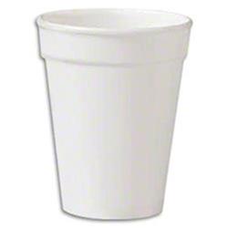 BakeOFF 12 oz Compact High Sheen 40-25 White Foam Cups - Case of 1000