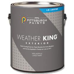 PPG 39-120-01 1 gal Weather King Exterior Latex Paint - Pack of 4