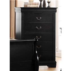 Acme United 23736 Louis Philippe Chest - Black - 47 x 31 x 15 in.