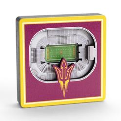 YouTheFan 8495360 NCAA Arizona State Sun Devils 3D StadiumView Magnets - Sun Devil Stadium