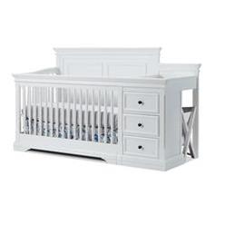 Sorelle Furniture 1450-W Portofino Crib & Changer&#44; White