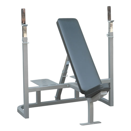 T-Care Incline Weight Bench with Spotter Platform
