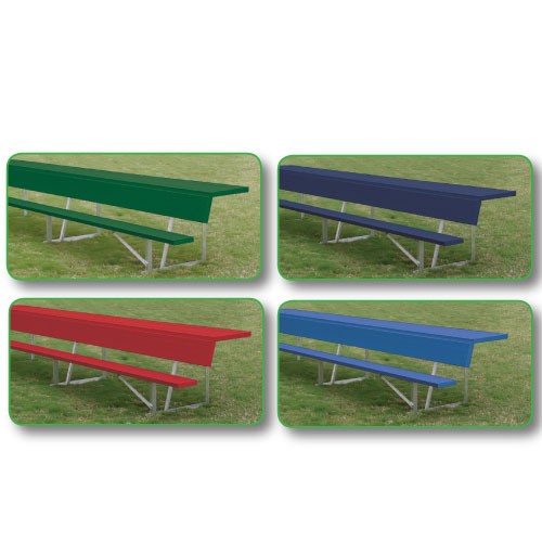 Ssn BEPS21CN 21 ft. Player Bench with Shelf, Navy