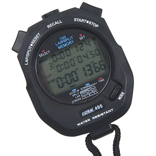 Sport Supply Group 1188271 8.5 x 5 x 1.5 inches 100 Lap Memory Stopwatch