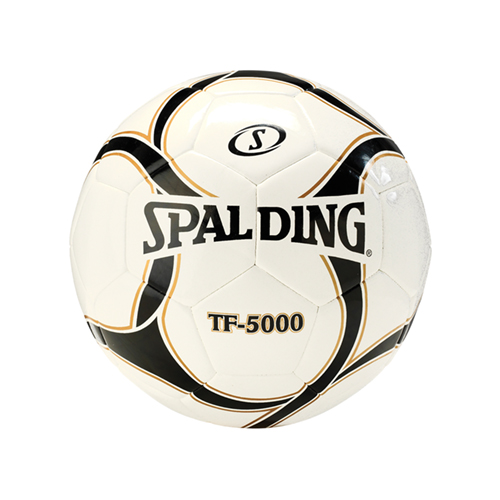 Spalding TF-5000 Soccer Ball&#44; White & Black - Size 5