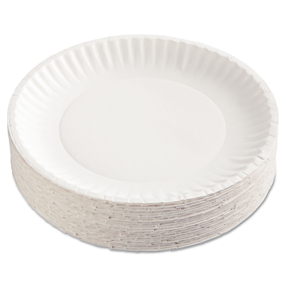 AJM Packaging AJMCP9GOEWH 9 in. Gold Label Coated Paper Plates&#44; White