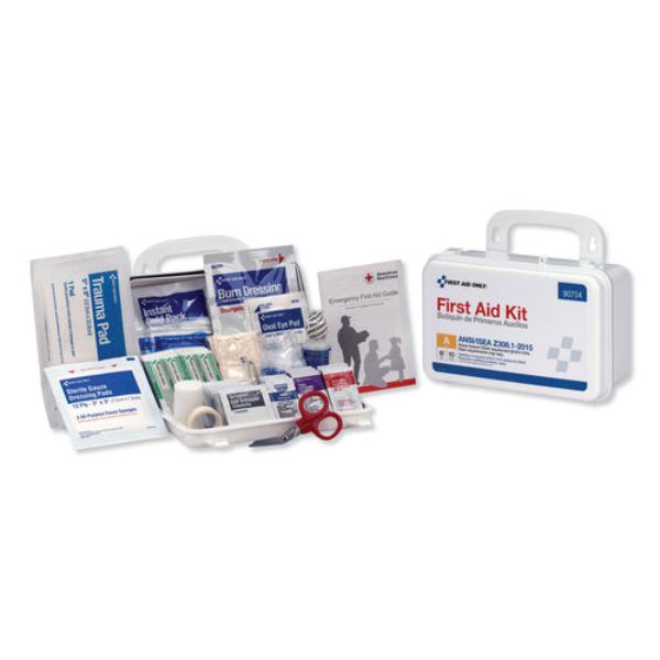 First Aid Only FAO90754 ANSI Class A 10 Person First Aid Kit - Plastic Case