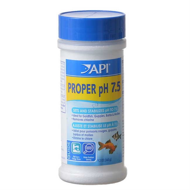 API AP037C Proper pH Adjuster for Aquariums pH 7.5 - 260 Gram Jar