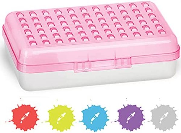 &#226;&#128;&#142;Enday No.0623 Assorted Color Dots Pencil Case, Pink - Pack of 24