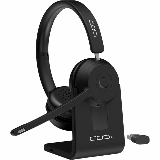 Codi A04619 Bluetooth Wireless Dual Ear Stereo Headset with Integrated ENC Microphone