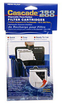 Penn-Plax CPF34C Cascade Power Filter Replacement Filter Cartridge, Pack of 1
