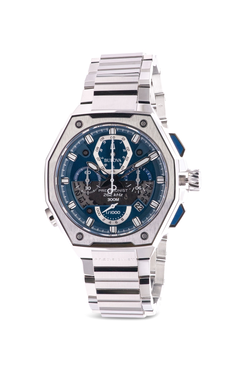 Bulova 96B349 Mens Precisionist Chronograph Watch&#44; Stainless Steel