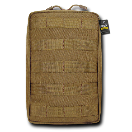 Rapid Dominance T433-COY 6 x 10 in. Vertical Utility Pouch&#44; Coyote