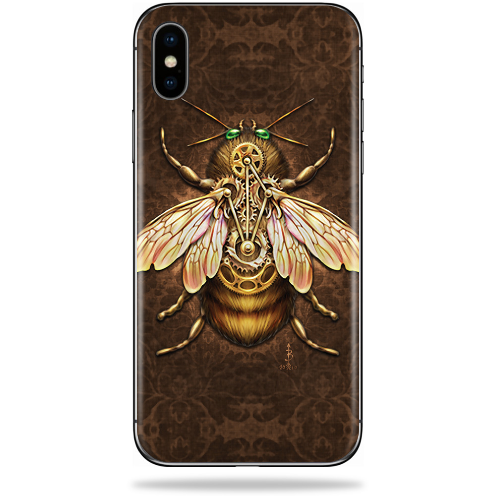 MightySkins APIPHXS-Steampunk Bee Skin for Apple iPhone XS - Steampunk Bee