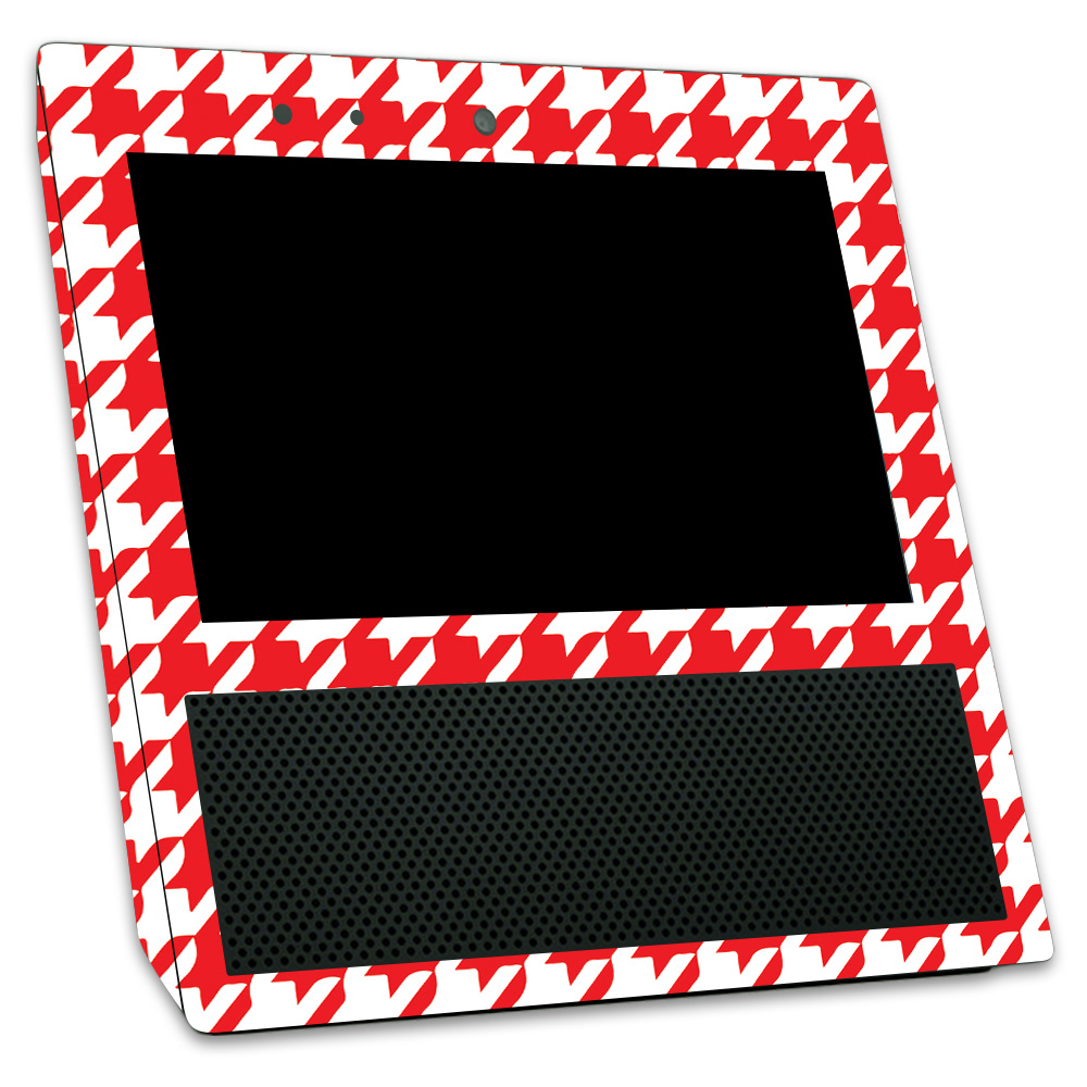 MightySkins AMECSH-Red Houndstooth Skin for Amazon Echo Show - Red Houndstooth