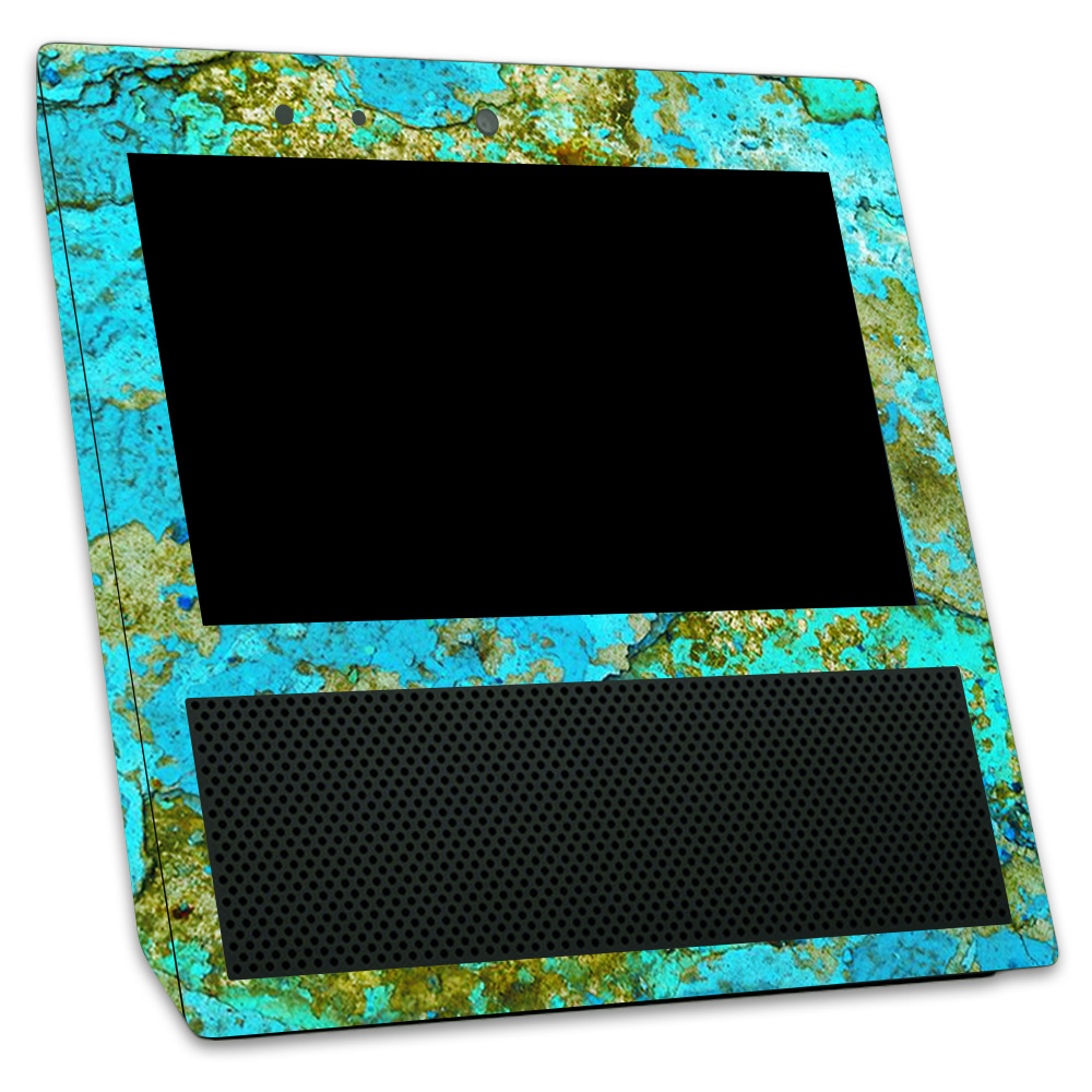 MightySkins AMECSH-Teal Marble Skin for Amazon Echo Show - Teal Marble