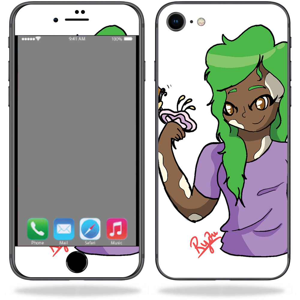 MightySkins APIPH8-Butterfly Friend Skin for Apple iPhone SE 2020-7-8 - Butterfly Friend