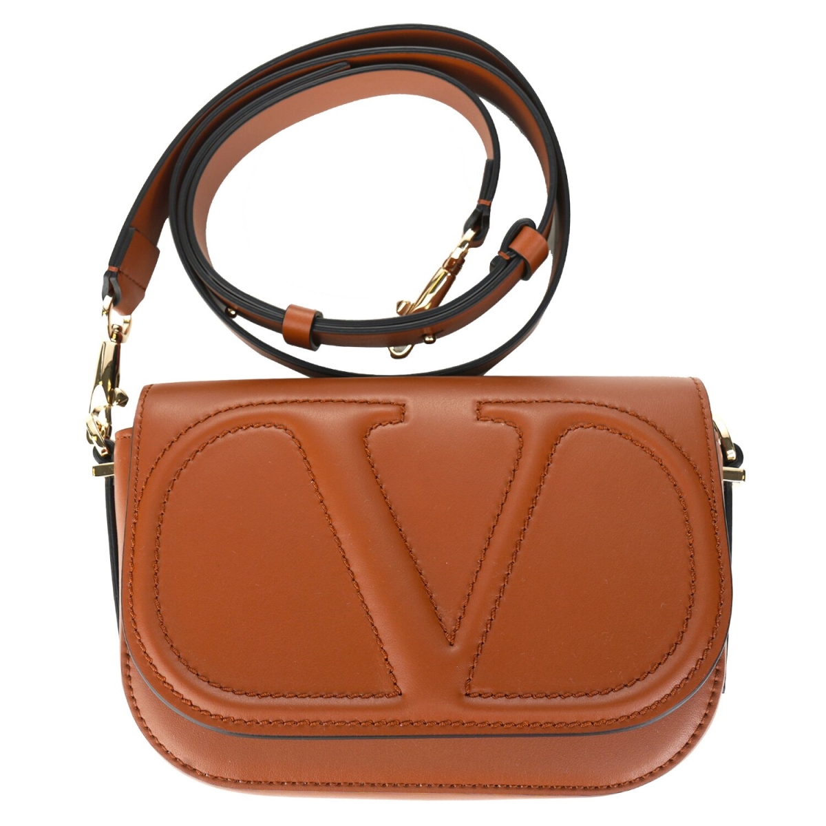 VALENTINO GARAVANI 309485 Small Shoulder Bag, Camel