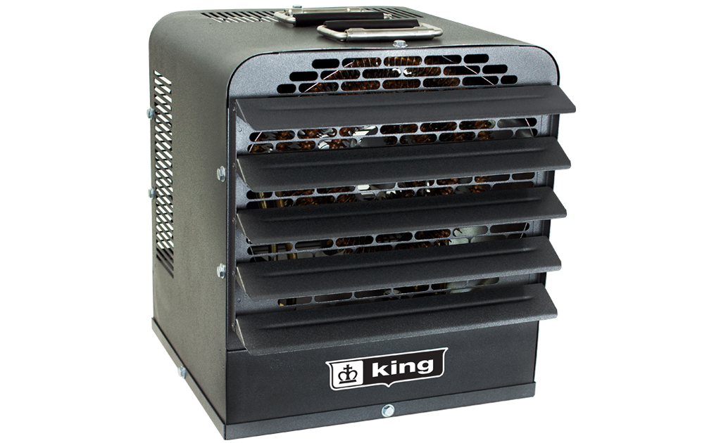 King Electric PKB4810-3-T-FM 480V&#44; 10KW&#44; 3-Phase with Stat&#44; Fan Only PKB-FM Portable Unit Heater