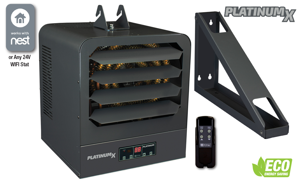 King Electric KB2015-3-PLTMX KB 208V, 15KW, 3 Phase Platinumx Unit Heater