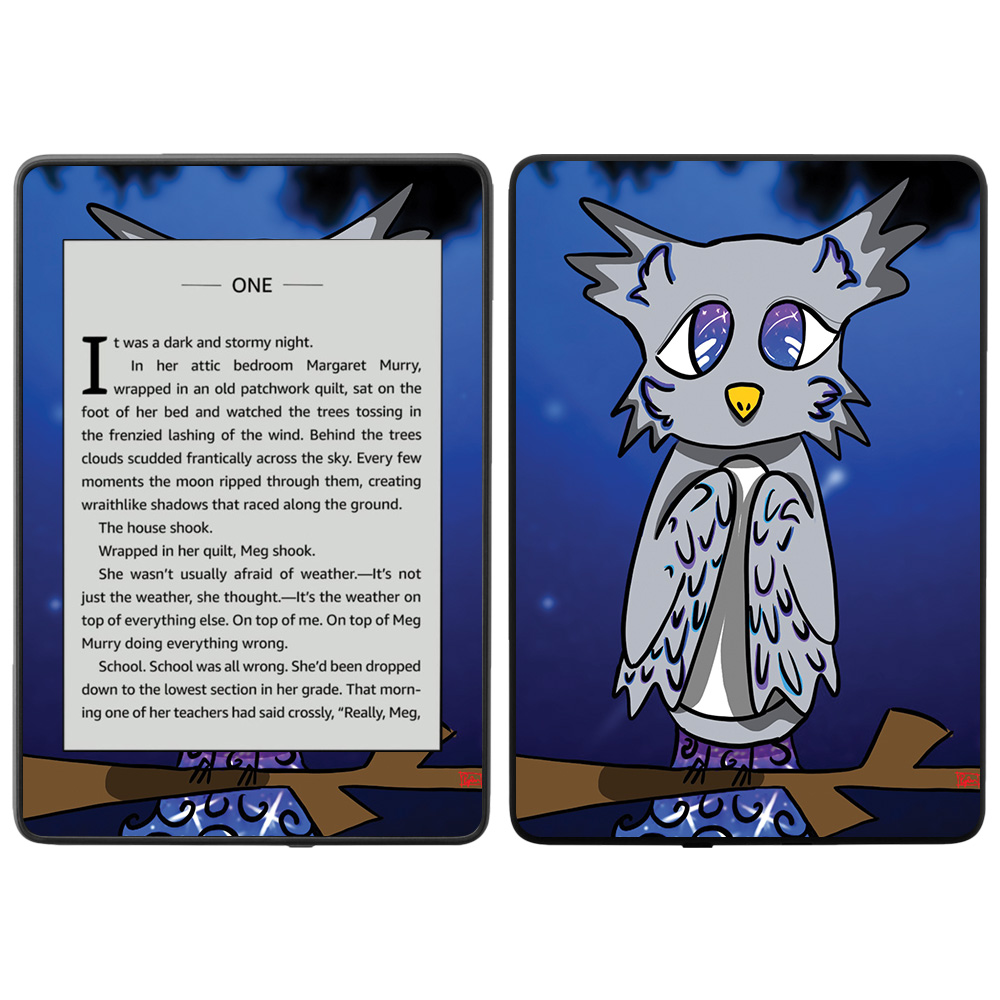 MightySkins AMKPAP18-Bedtime Owl Skin for Amazon Kindle Paperwhite 2018 Waterproof Model - Bedtime Owl